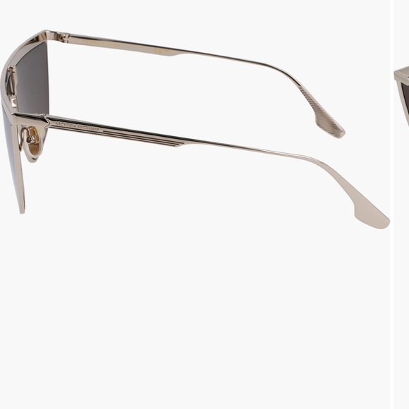 Victoria Beckham Gray 59 mm Shield Sunglasses - Picture 4 of 6